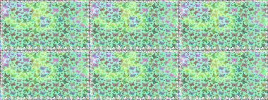 Mavi üzerine şirin kelebekler. Ambalajlar, duvar kağıtları, kumaş tasarımı ve kağıt için güzel bir arka plan. Raster illüstrasyonu. Renkli kelebeklerin kusursuz arka planı.