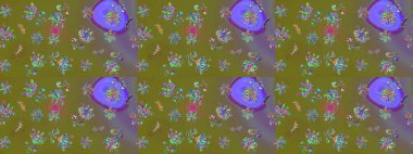 Raster Hip kumaş deseni. Eskiz Vintage Çiçek Deseni.