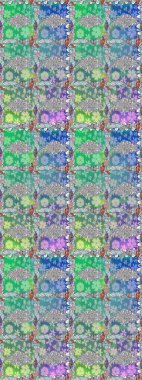 Tarafsız renklerde etnik çiçeklerle kusursuz bir desen. Raster Çiçek İllüstrasyonu güzel tekstil..