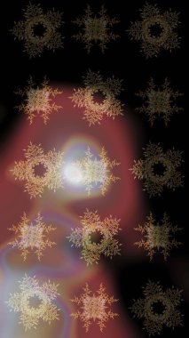 Dekorasyon kış kar ikonları. Kar Taneleri Raster illüstrasyonu. Raster Noel soyut renkli arkaplan ve düşen kar tanesi.