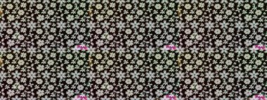 Çiçekli, yapraklı, çiçek desenli eskiz. El çizimi. Raster illüstrasyonu.