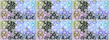 Raster stili kumaş deseni. Çiçekler suluboya desensiz.