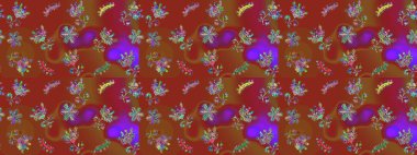 Kar taneleri tasarımı. Son moda kar taneleri ve elementler onun kartlarını gösteriyor. Retro tarzı doku, soyut kış elementleri. Muhteşem tasarım posteri, kapak, kahverengi, kırmızı ve mor renkli kart tasarımı.