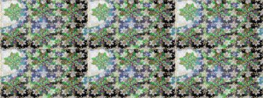 Paisley el çizimi elementler. Ev dekoru. Fantezi çiçekli kusursuz desen, doğal duvar kağıdı, çiçek desenli kıvrım çizimi..