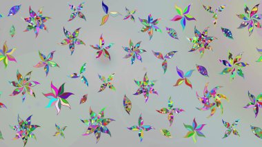 Çiçekli, yapraklı, çiçek desenli eskiz. El çizimi. Raster illüstrasyonu.