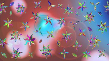 Modern stil dokusu. Çiçek desenli raster, pembe çizgi grafik desenli soyut raster arkaplan.