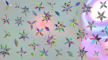 Eskiz modeli etnik tasarım. Yatak çarşafları, ceket, paket tasarımı, kumaş ve moda kavramları için tekstil baskısı. Çiçekleri, deniz kabukları, mandalaları ve suluboya efektleri olan deniz altyapısı.