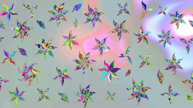 Zarif, parlak ve gri çiçek desenli tasarım. Sabıka baskıları, bebek kıyafetleri, duvar kâğıtları, paket kutuları vb..