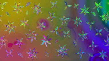 Flower eskiz arka planı. Şatafatlı bahar bahçesi dokusu. Çiçek deseni. Raster illüstrasyonu.