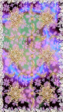 Raster Golden Mehndi kusursuz desen. Kına dövmeli süs çiçekleri, altın çıkartmalar, mehndi ve yoga tasarımı, kartlar ve parmak izleri. Tarafsız renklerde desen.