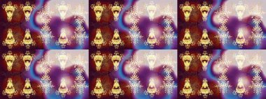 Güzel dekorasyon. Kış sembolü. Altın renkleri üzerinde izole suluboya kar taneleri. İllüstrasyon kar tanesi.