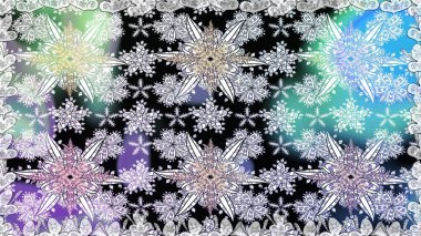 Çiçek ve yapraklı çiçek deseni. Raster illüstrasyonu. Küçük çiçekli şirin desen.