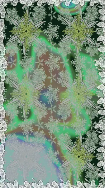 Çiçekler, yapraklar, dekoratif elementler, sıçramalar, lekeler, el çizimleri çizimleri ve Doodle çizimleri, grafik raster çizimleri.