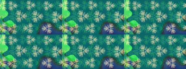 Mavi renkli çiçekler. Robot resim. Raster illüstrasyonu. Şirin çiçek elementleri..