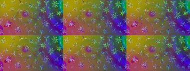 Sevimli çiçek raster deseni. Renkli Yaz Temalı eskiz kalıbı. Düz Çiçek Elementleri Tasarımı. Modaya uygun kumaş deseni.