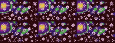 Güzel eskiz şekli. Güzel kumaş deseni. Yazdır. Raster çiçekli arka plan. Düz Çiçek Elementleri Tasarımı. Renkli Yaz Teması çizim şablonu.