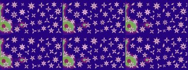 Çizim raster deseni. Güzel kumaş deseni. Çiçek arka planı.