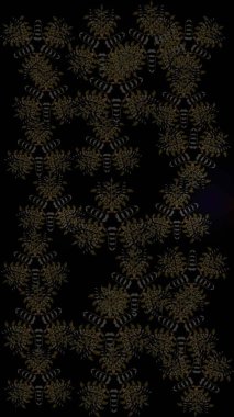 Raster illüstrasyonu. Noel ve yeni yıl moda baskıları için tatil tasarımı. Kar tanelerinin soyut arkaplanı olan şirin bir Noel arkaplanı. Siyah, gri ve yeşil kar taneleri. Renkler.