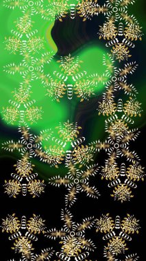 Raster illüstrasyonu. Kar taneleri ve raster arkaplanlı Noel karalaması deseni.