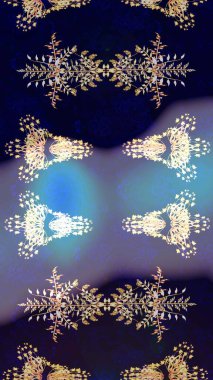 Kar taneleri deseni. Raster illüstrasyonu. Raster kar taneleri arka planda. Soyut kar taneleri arkaplanda izole edilmiş düz dizayn. Kar tanesi renkli desen.