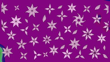 Çiçekler suluboya eskiz deseni. Raster Stili kumaş deseni.