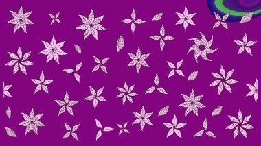 Sabıka fotoğraflarında, bebek kıyafetlerinde, duvar kâğıtlarında, paket kutularında falan kullanılabilir. Zarif, parlak ve eskiz mor çiçek desenli.