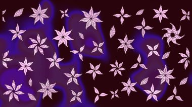 Renkli Bahar Teması eskiz kalıbı. Düz Çiçek Elementleri Tasarımı. Çiçek deseni. Raster çizimi. Güzel kumaş deseni..