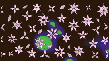 Çiçekleri, deniz kabukları, mandalaları ve suluboya efektleriyle donanma geçmişi. Yatak çarşafları, ceket, paket tasarımı, kumaş ve moda kavramları için tekstil baskısı. Çizim kalıbı etnik tasarım.