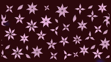 Kahverengi renkli çiçekler. Yumuşak, bahar çiçekli arka plan. Raster çiçek desenli ve çiçekli..