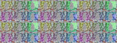 Kusursuz bir arka plan modeli. Raster illüstrasyonu. Tarafsız renklerde yaprakları olan yabani çiçekler. Suluboya, elle çizilmiş.