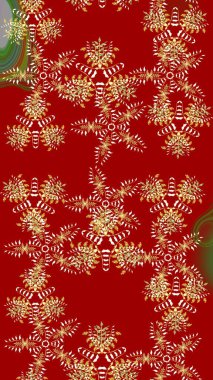 Çiçekli karalama şeklinde Raster çiçek deseni. Nazik, sevimli çiçek arkaplanı. Kırmızı renkte çiçekler.