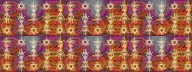 Kar taneleri arka planda. Kış kartı Mutlu Noeller, Yeni Yıl ve Mutlu Tatil Raster çizimleri. Kahverengi, pembe ve turuncu kar taneli Noel kartı Kahverengi, pembe ve turuncu renkler.