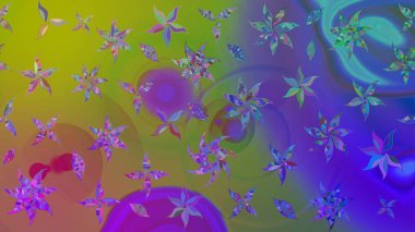 Vadinin çiçekleri mor renklerde. Raster - stok. Suluboya, elle çizilmiş. Taslak arkaplan deseni.