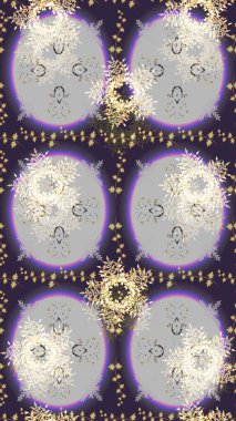 Kar taneleri tasarımı. Modern soyut tasarım posteri, kapak, kart tasarımı gri, mor ve nötr renkler. Son moda kar taneleri ve elementler onun kartlarını gösteriyor. Retro biçim dokusu, kış elementleri.