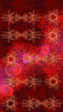 Raster illüstrasyonu. Simgeler, etiketler. Renkli arka planda kar taneleri. Düz dizayn. Renkli kar tanesi Raster çizimi. Kar Tanesi simgesi, izole.