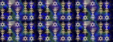 Kar tanesi süs desen. Snowflakes desen. Kar taneleri arka plan. Arka plan üzerinde izole soyut kar taneleri ile düz tasarım. Raster illüstrasyon.