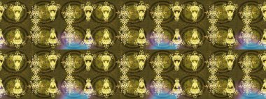 Grafiksel element dekorasyonu. Raster illüstrasyonu. Kar Tanesi Mozaik ikonu. Düz dizayn. Sembol kışı, donmuş, Noel, yeni yıl tatili. Siluet kar tanesi tabelası izole edilmiş altın renkler.