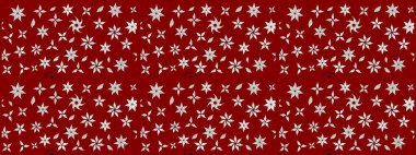 Zarif, parlak ve kırmızı çiçek desenli eskiz. Sabıka baskıları, bebek kıyafetleri, duvar kâğıtları, paket kutuları vb..