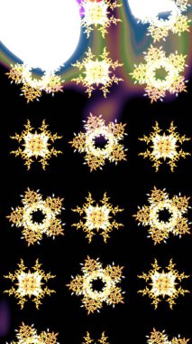 Tekstil için suluboya eskiz deseni. Şirin çiçekli, desenli, siyah renkli renkli bir eskiz. El çizimi çiçek çizimi deseni (fayans)).