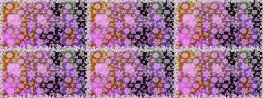 Sevimli çiçek raster deseni. Tarafsız renklerde çiçekler. Renkli Bahar Temalı Kusursuz Arkaplan. Düz Çiçek Elementleri Tasarımı.