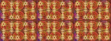 Raster kar taneleri arka planda. Kar taneleri deseni. Soyut kar taneleri arkaplanda izole edilmiş düz dizayn. Kar tanesi rengarenk desen. Raster illüstrasyonu.