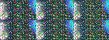 Raster illüstrasyonu. Moda baskısı. Dekorasyon ve tasarım için güzel bir desen. Çiçeğin suluboya çizimlerinin mükemmel deseni. Suluboya çizim kalıbı. Eski.