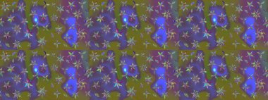 Güzel suluboya yaz çiçekleri deseni..