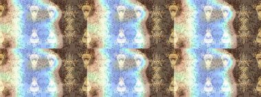 Raster - stok. Suluboya, elle çizilmiş. Eskiz arkaplan modeli. Vadinin çiçekleri kahverengi, nötr ve mavi renklerde.