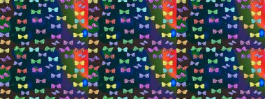 Tekstil ve kumaş için komik kelebek deseni. Kelebek, kanat, neon renkli yaratıcı raster arka plan. Kızlar, erkekler, elbiseler, duvar kağıtları için soyut çizim kalıbı. Moda tarzı.