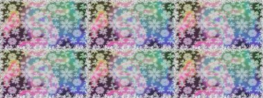 Soyut etnik raster kusursuz desen. Kabile sanatı boho baskısı, klasik çiçek arkaplanı. Arkaplan dokusu, duvar kağıdı, doğal renklerde çiçek teması.