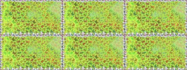 Yeşil renklerin çizimi. Kelebek deseni. Raster. Soyut, pürüzsüz bir arkaplan. Moda Kumaşı Tasarımı.