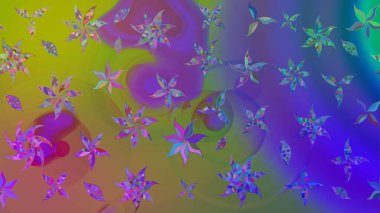 Mor renkli çiçekler. Nazik, narin çiçek arkaplanı. Raster çiçek desenli ve çiçekli..