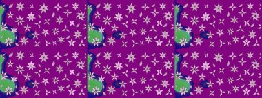 Çiçek tasarımı için inanılmaz bir kolaj cenneti tarzı. Parlak çiçekli kolaj çiçekleri mor. Çiçekli zambaklar eskiz arka planı.