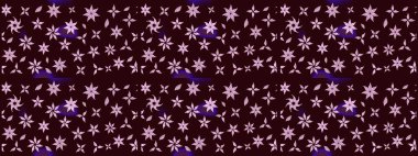 Modern çiçek arkaplanı. Parlak renkli çiçekleri ve kahverengi renkli yaprakları olan harika bir çiçek deseni. Halk tarzı. Moda baskıları için zarif bir şablon.